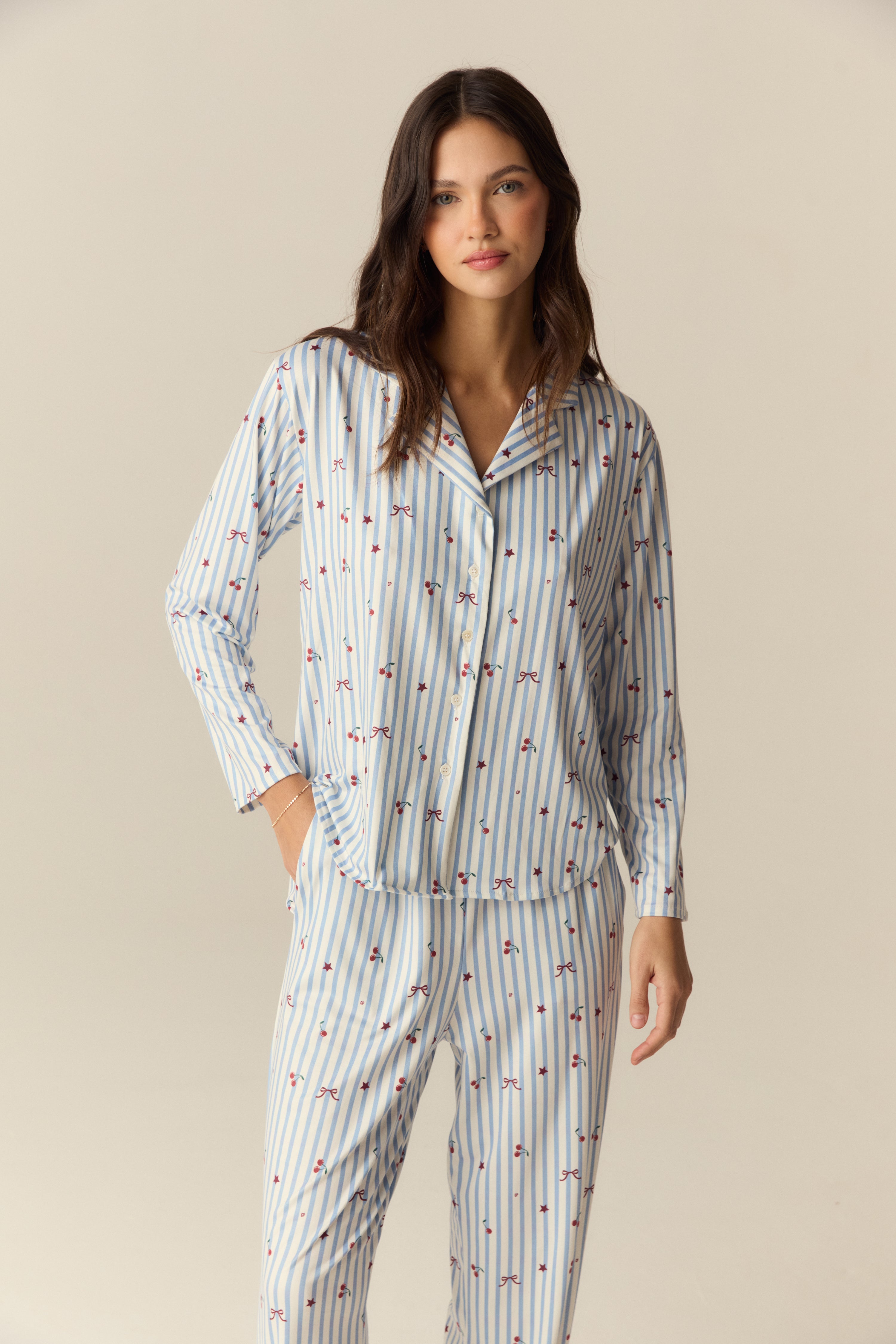 PIJAMA ALHENA CHEERY BLUE