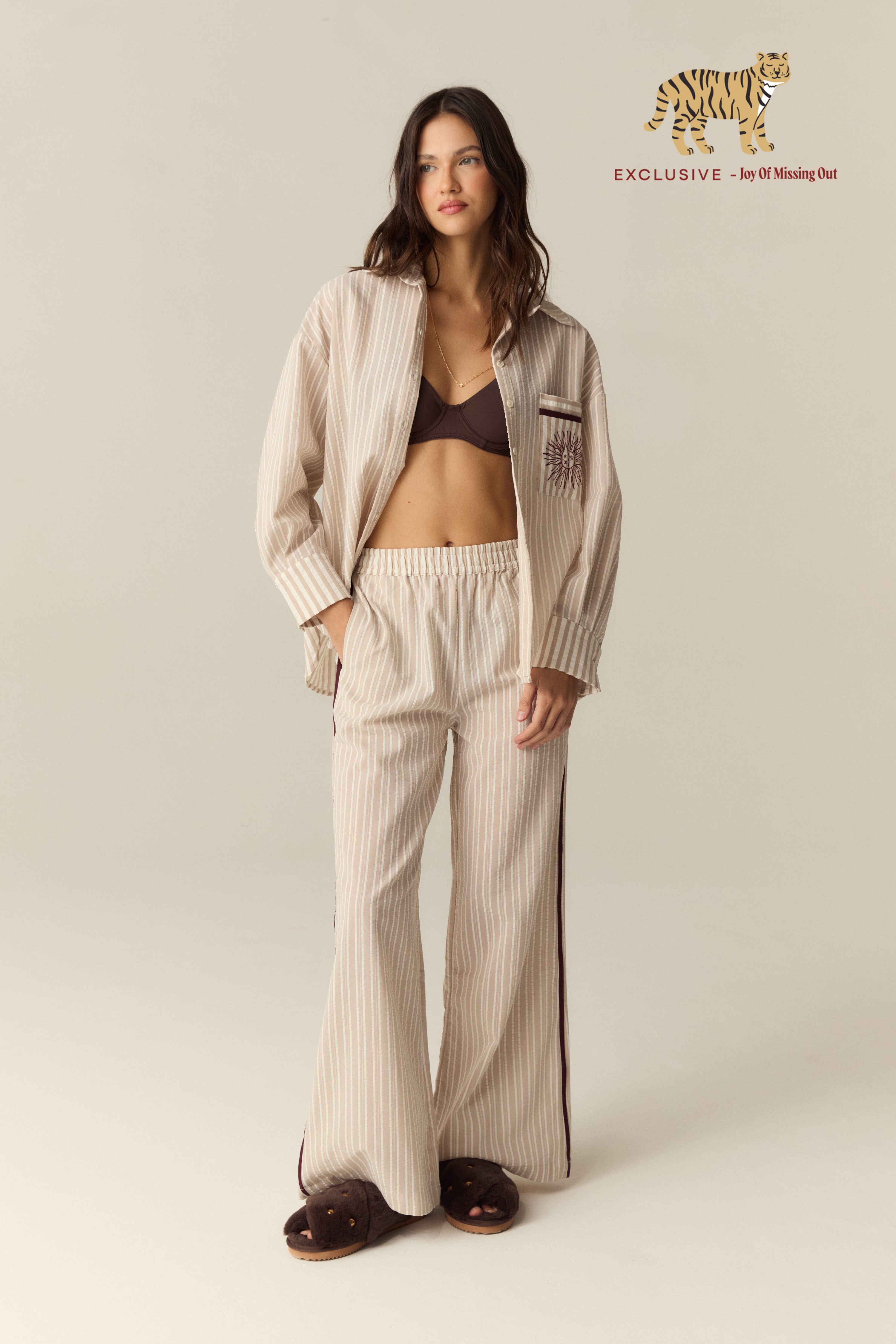 PIJAMA AMBAR TOSTADO