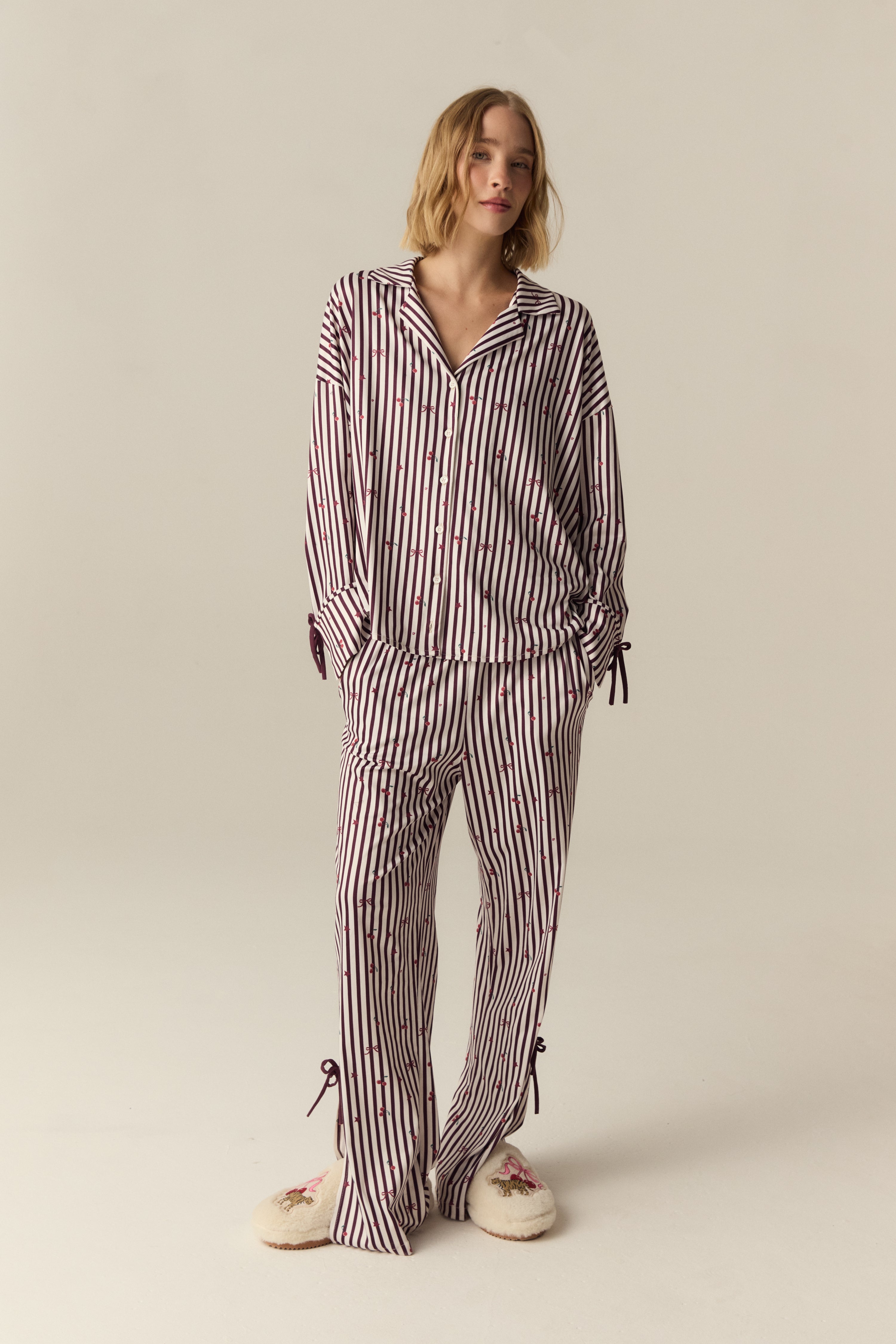 PIJAMA AQUILA CHERRY DARK