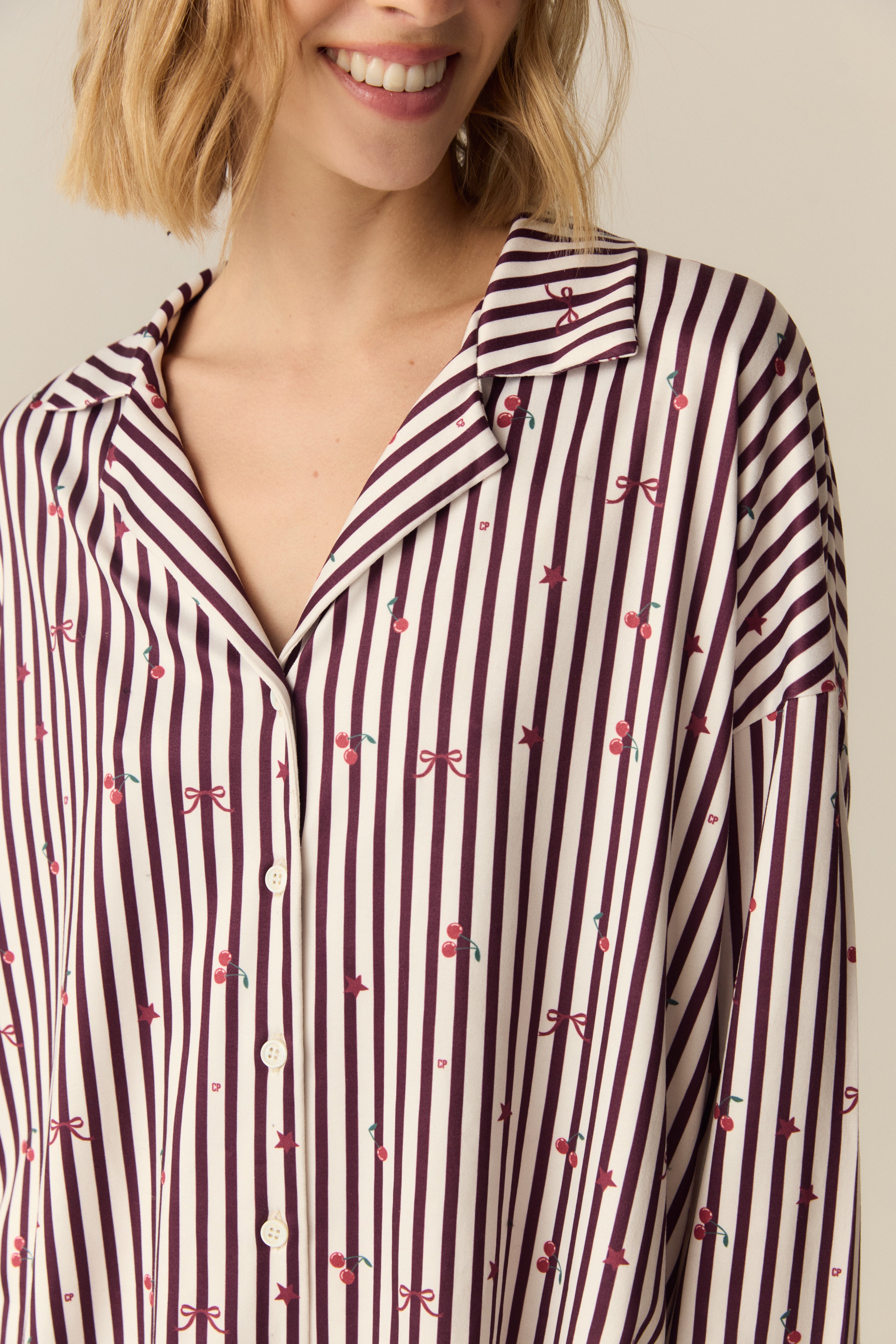 PIJAMA AQUILA CHERRY DARK