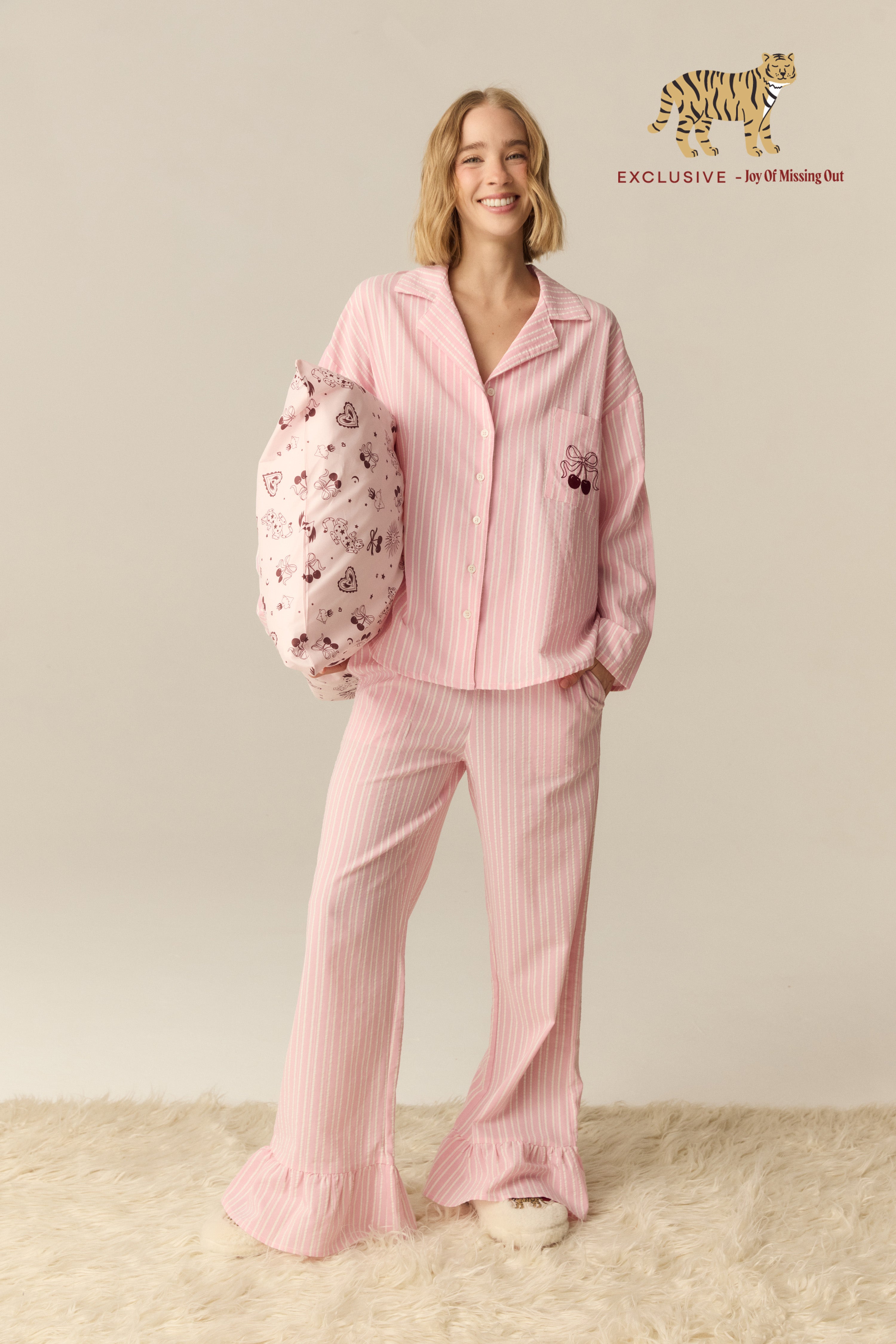 PIJAMA CORAL ROSA