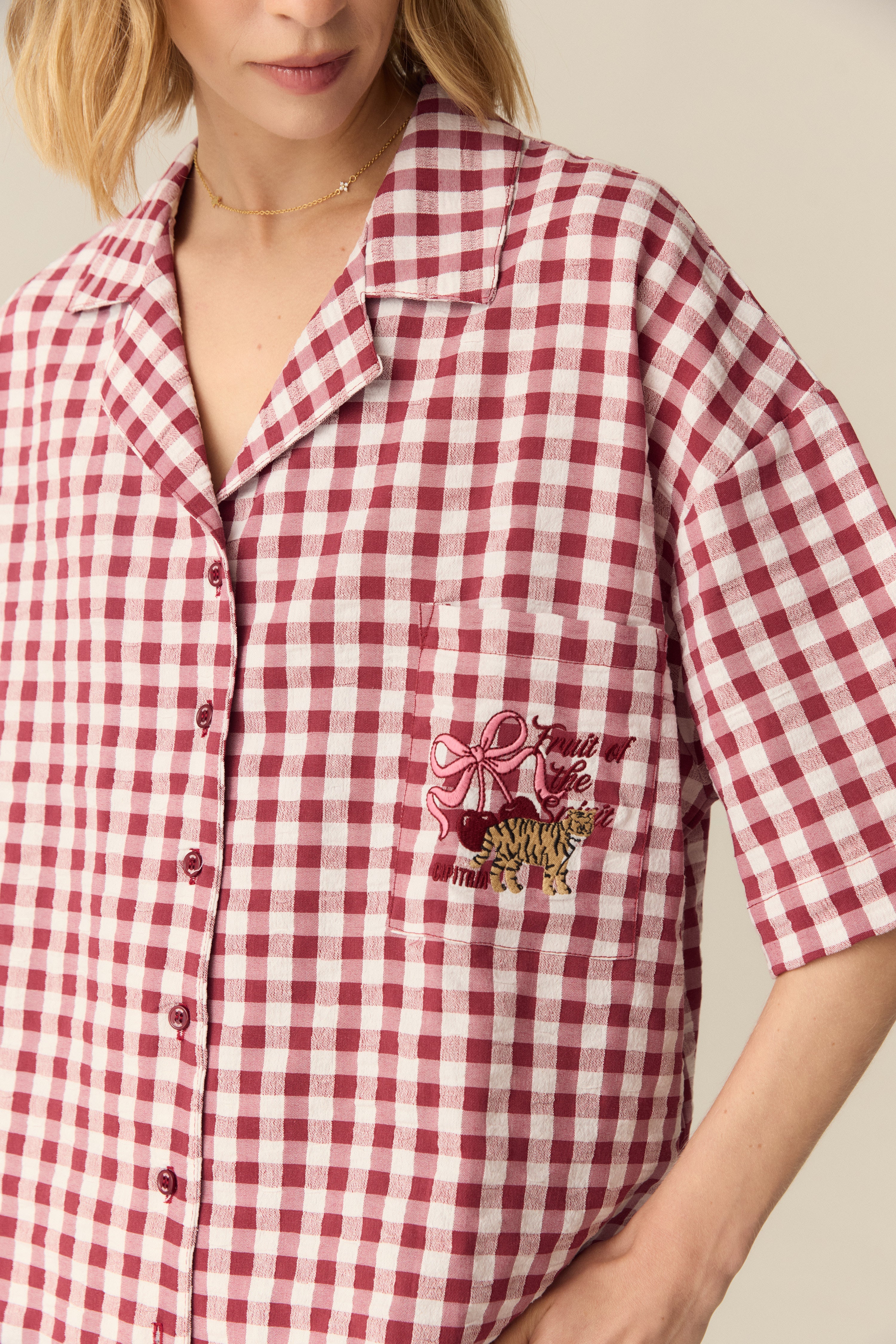 PIJAMA RUBI CUADRILLE