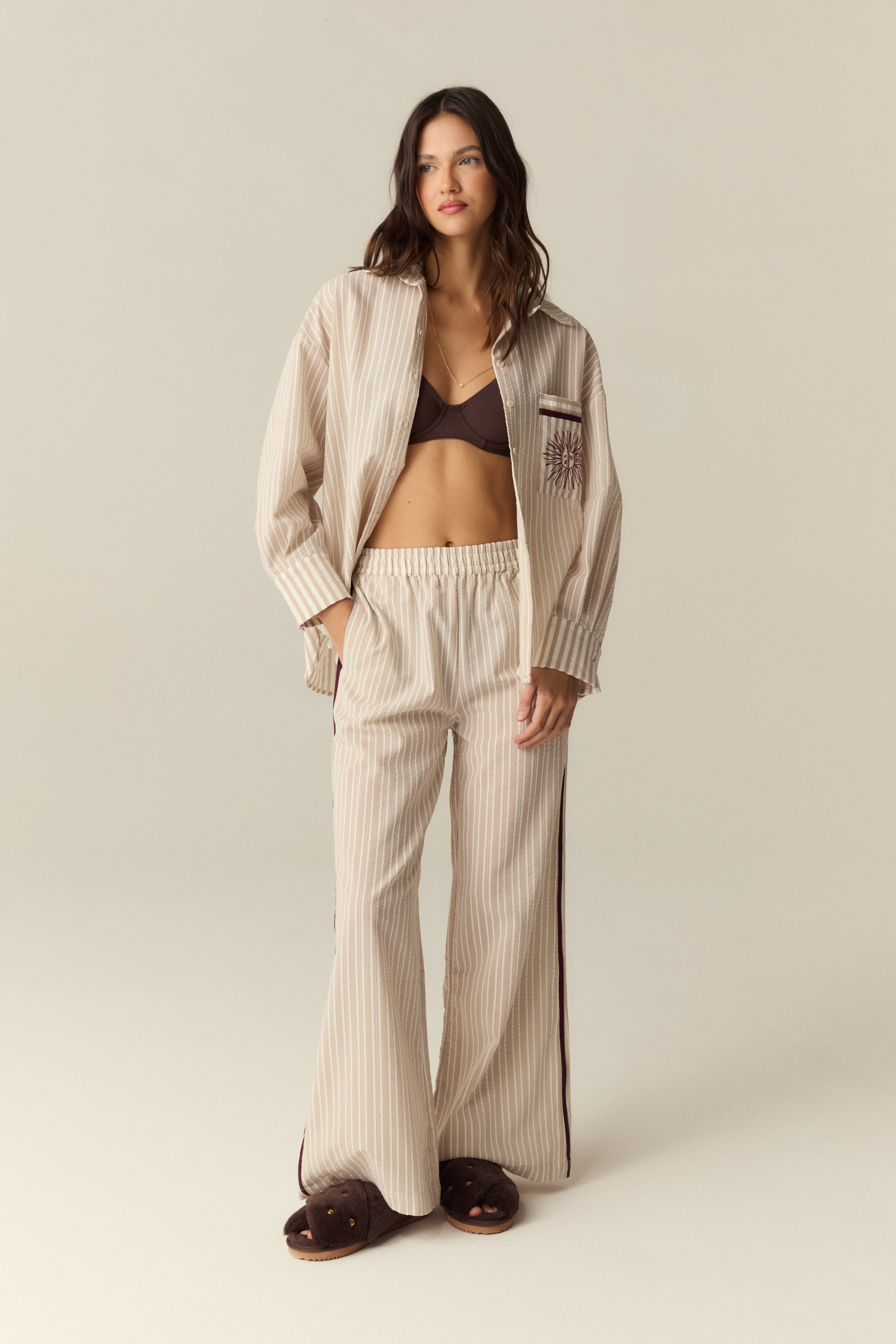 PIJAMA AMBAR TOSTADO