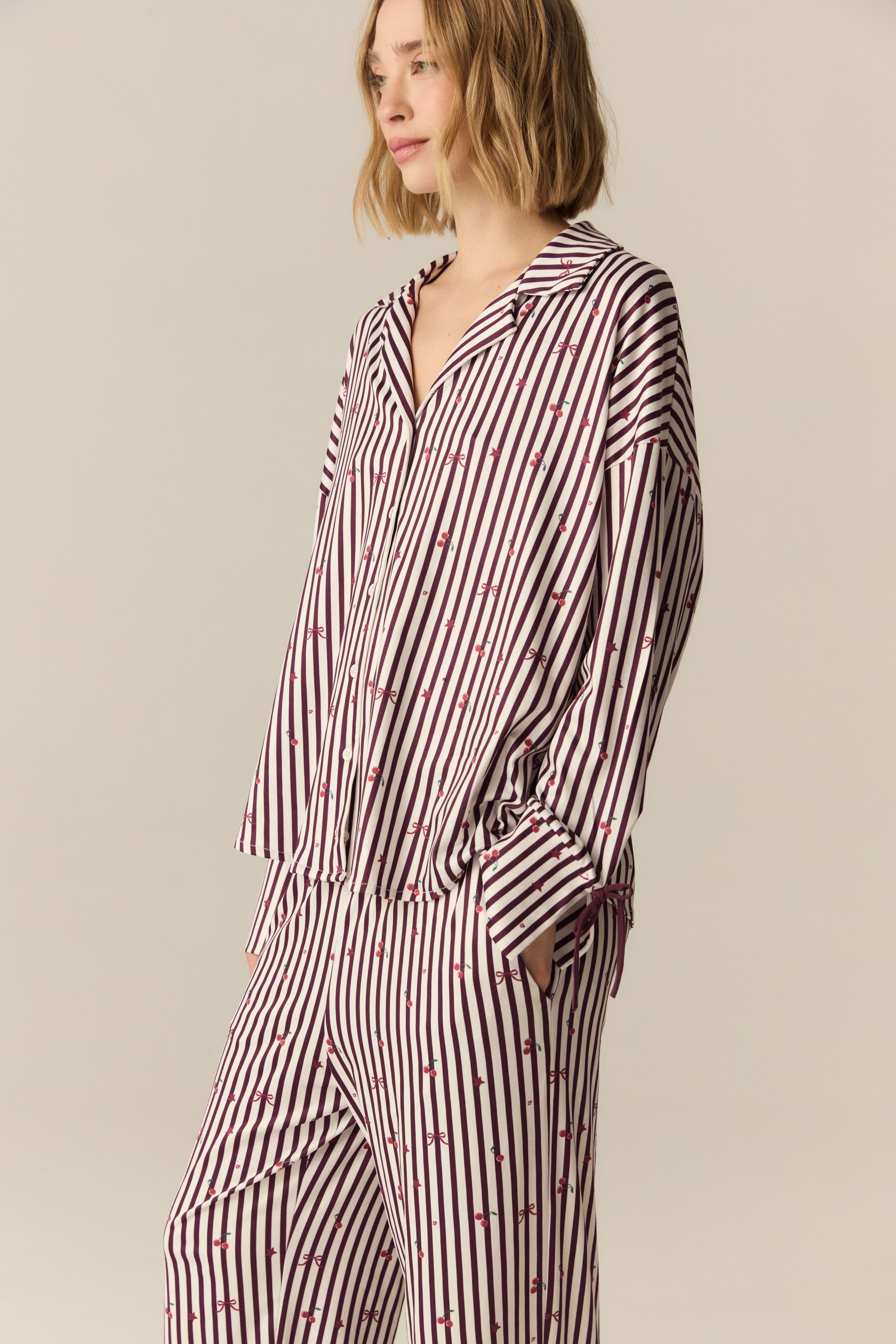 PIJAMA AQUILA CHERRY DARK