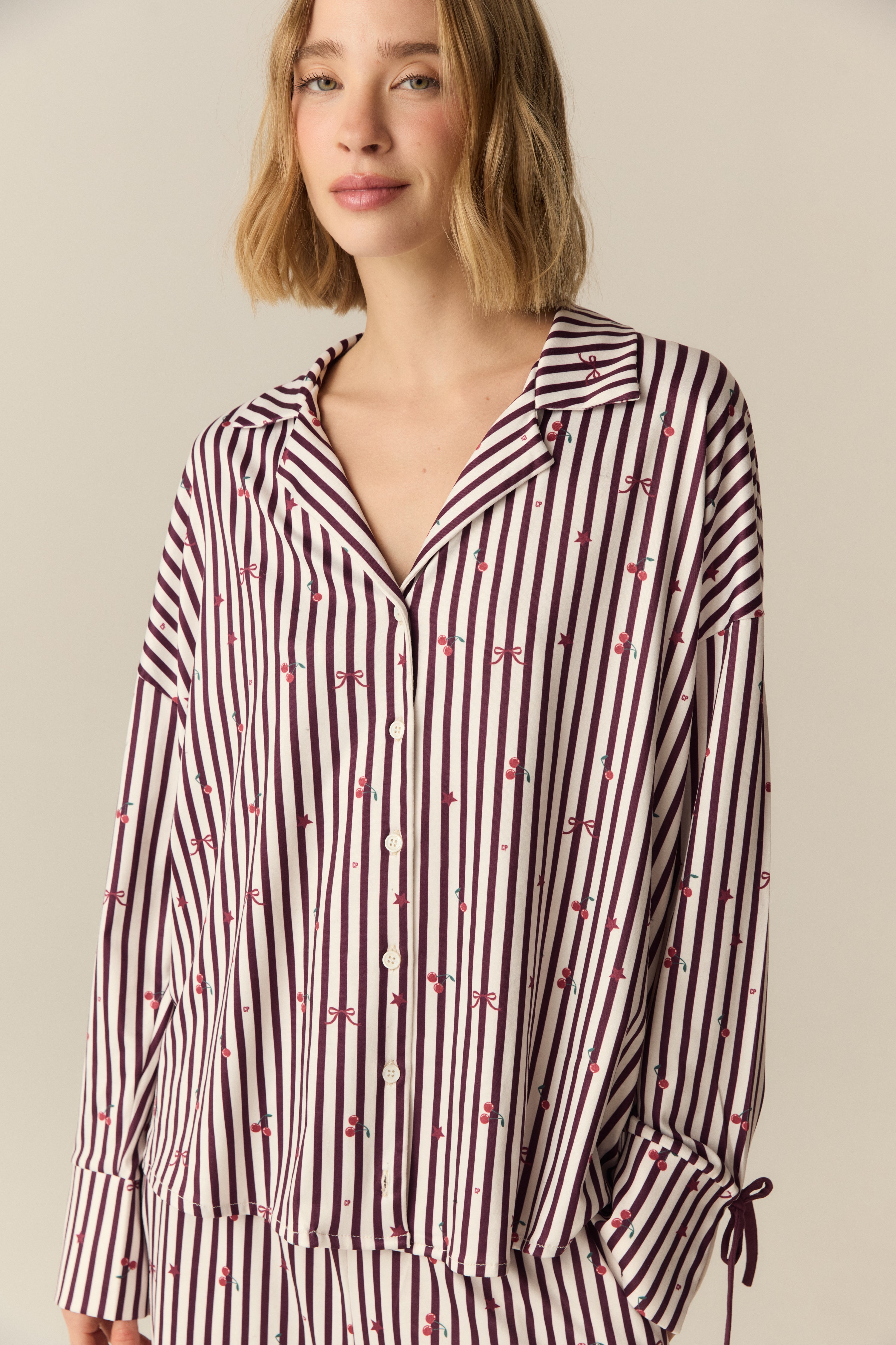 PIJAMA AQUILA CHERRY DARK