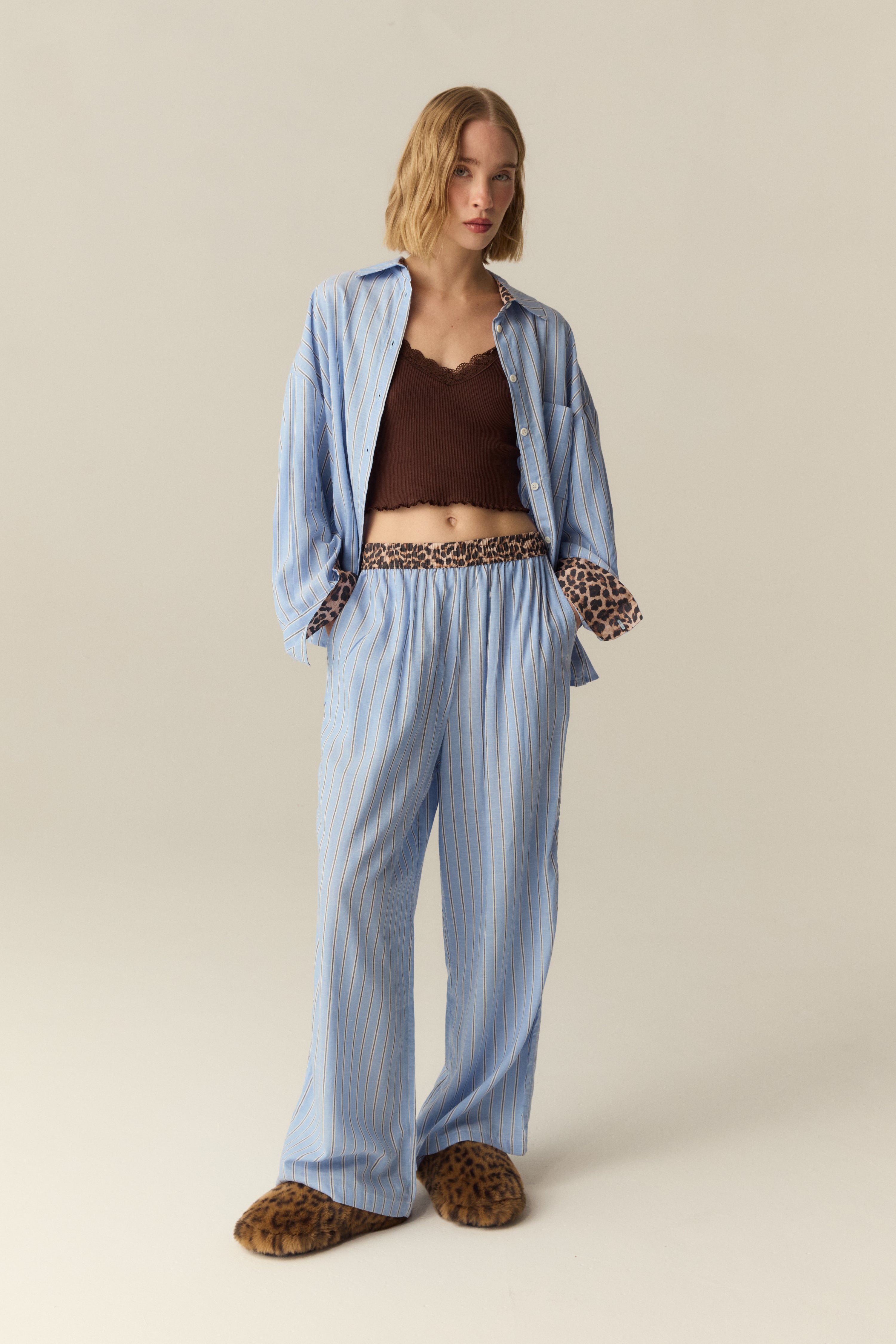 PIJAMA ZAFIRO CELESTE