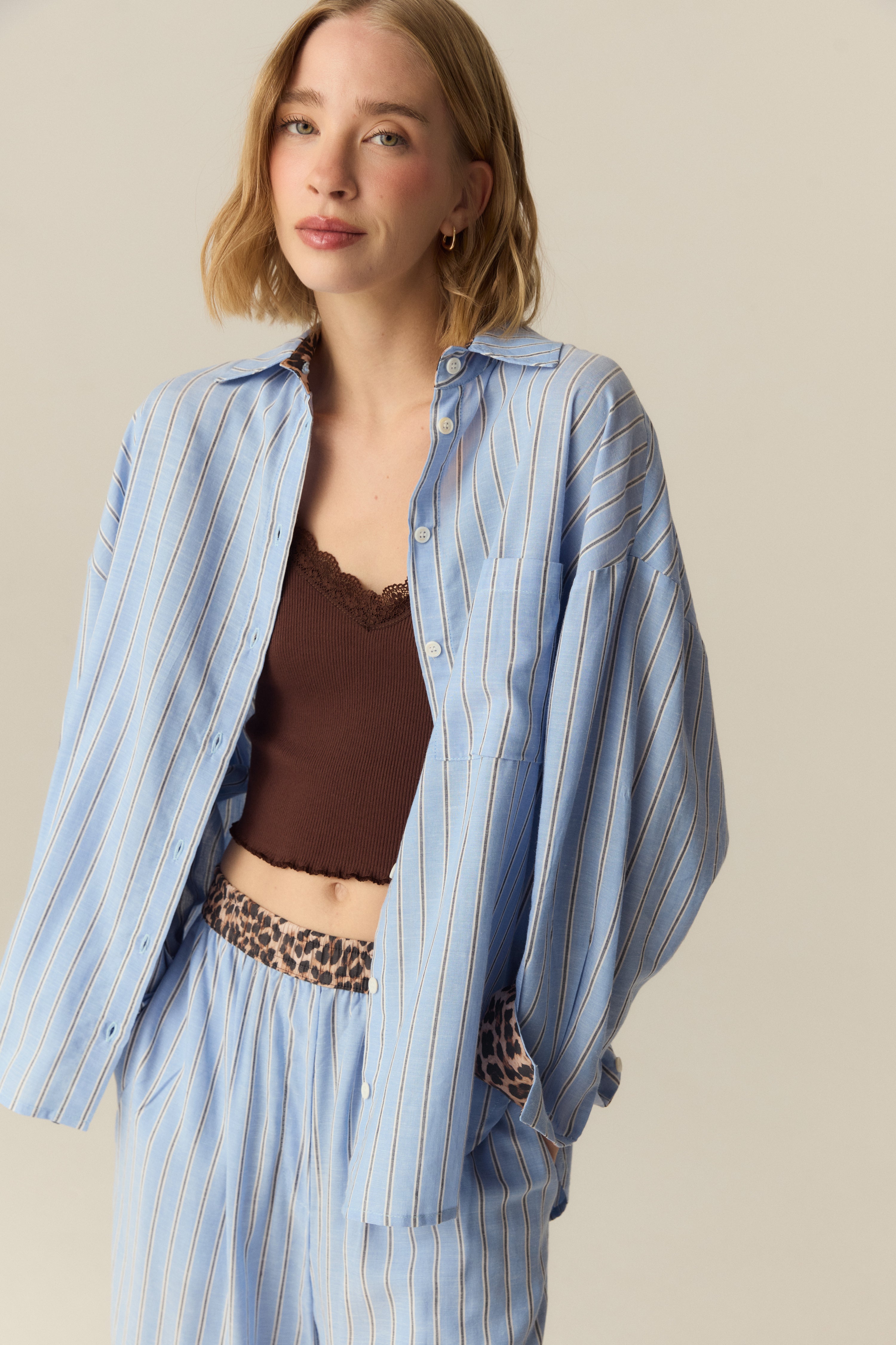 PIJAMA ZAFIRO CELESTE