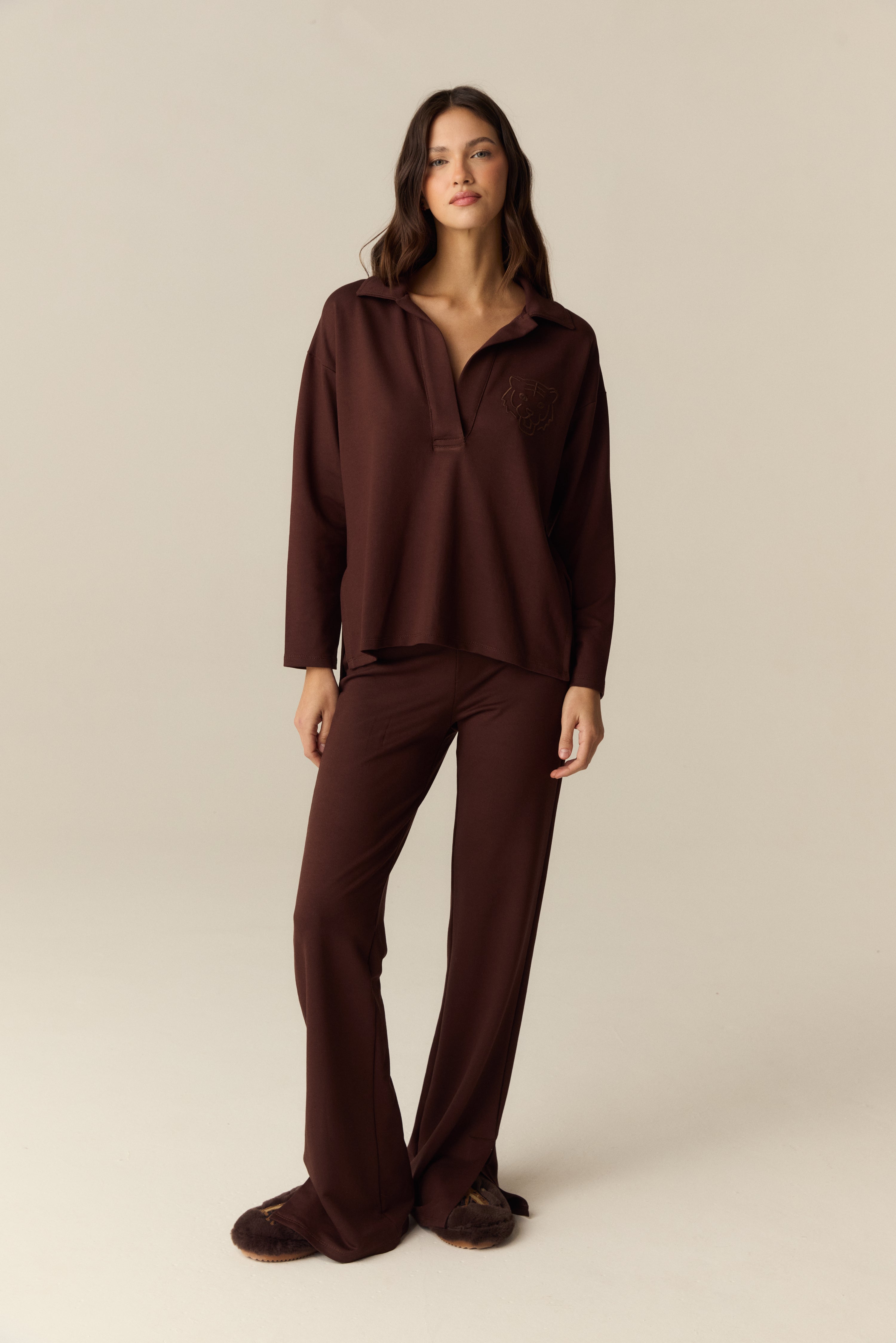 PANTALON ALKES MARRON