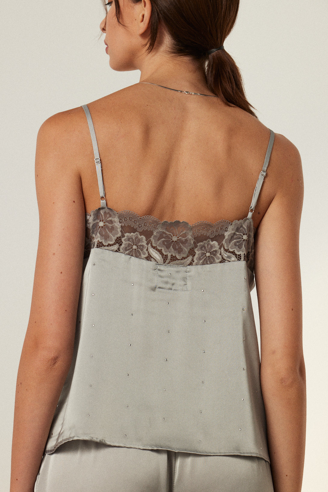 TOP CAMILLE SHINE GRIS